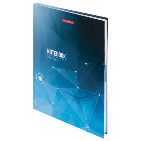 Блокнот А4 Brauberg Бизнес 128 листов, клетка 111593 цена за 2 шт , 